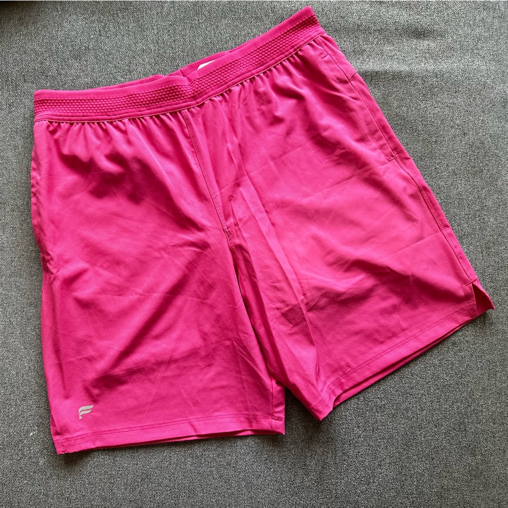 Size Medium Pink Fabletics Workout Shorts